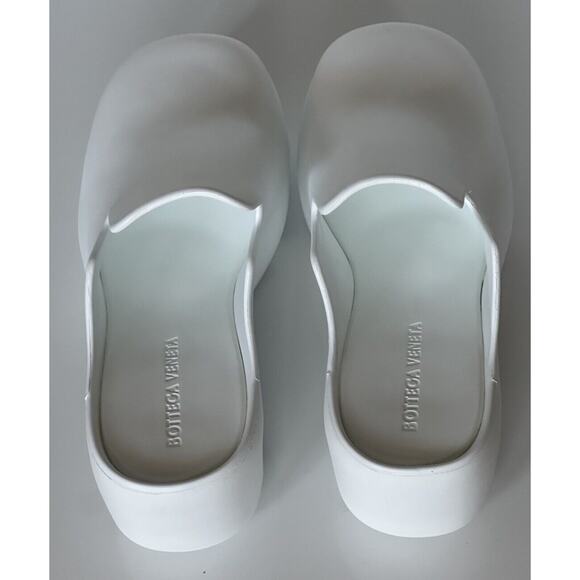 Bottega Veneta Rubber White Slipper Sandals Clogs 13 US (46 Eu) 690102 NIB $650 main image 5